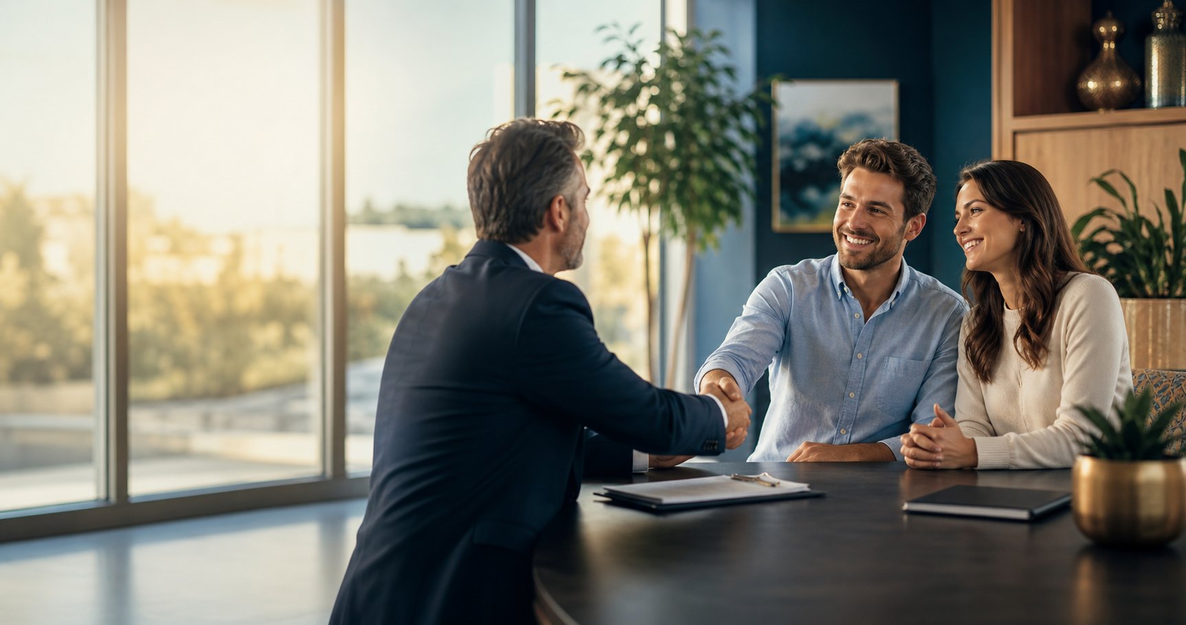 Credit Saving Hub advisor welcoming clients
