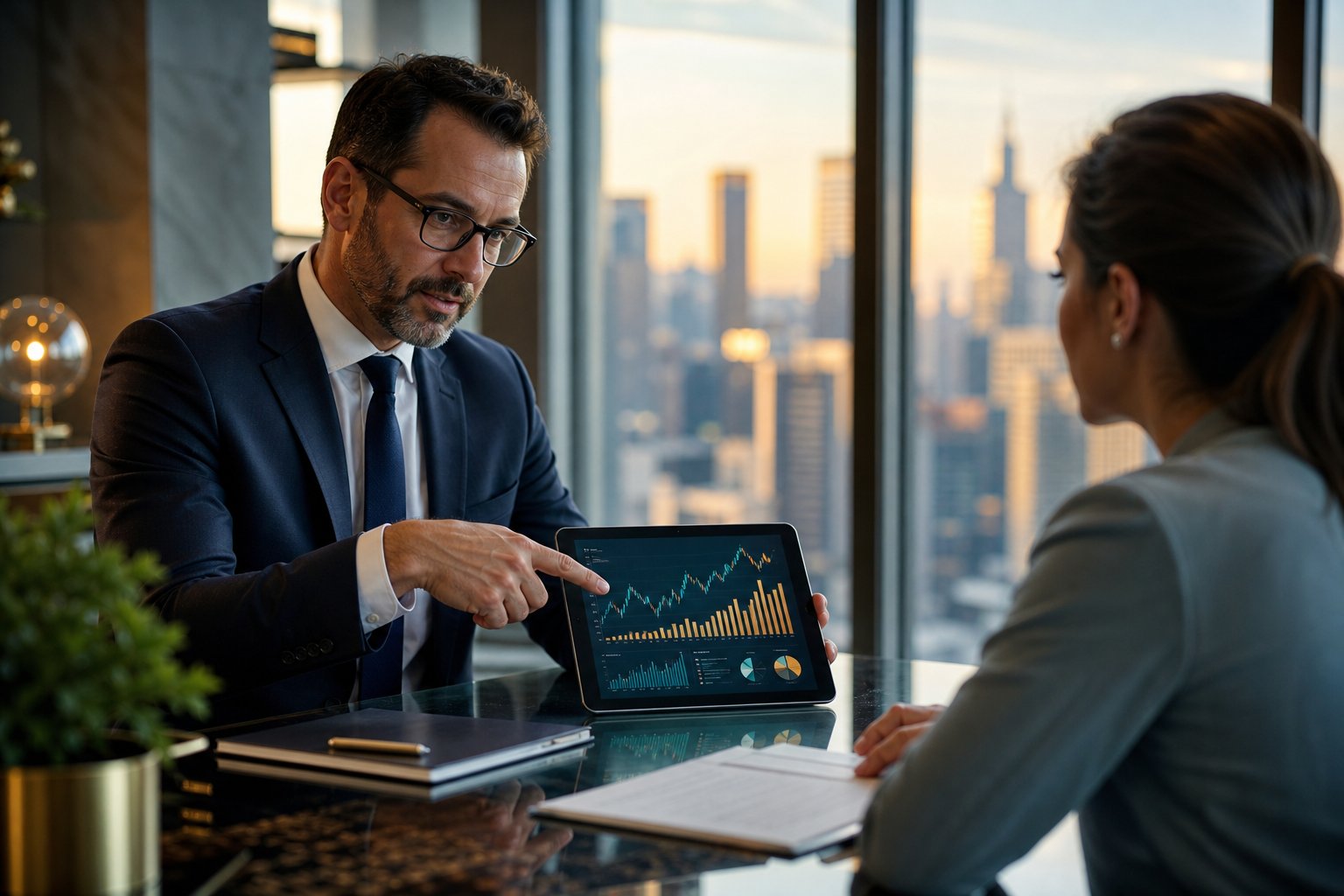 Credit Saving Hub advisor guiding a client through financial planning